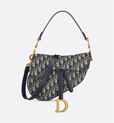 dior saddle pouch blue|genuine dior saddle bag.